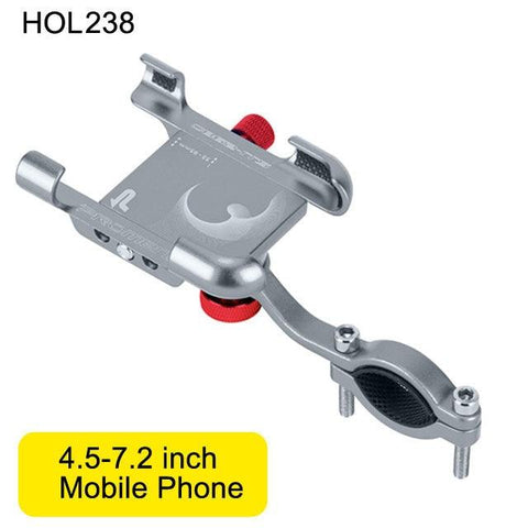 NEWBOLER MTB Phone Mount Stand Bicycle Holder 360° Rotatable Aluminum Adjustable Bike Phone Holder Non-slip Cycling Bracke