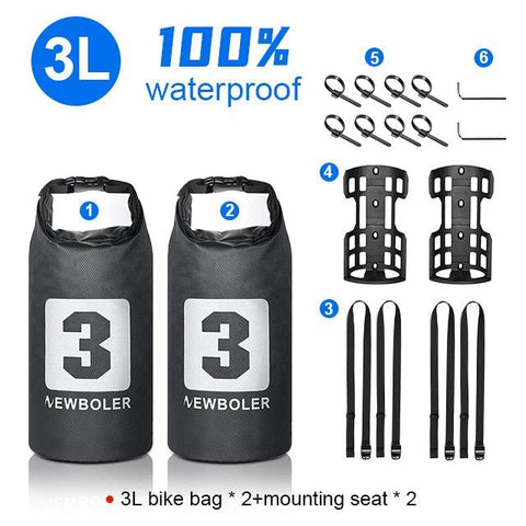 NEWBOLER Portable Waterproof Bike Fork Bag