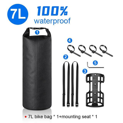 NEWBOLER Portable Waterproof Bike Fork Bag