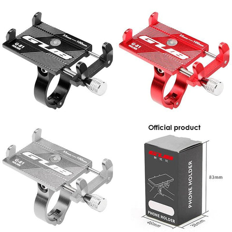 Official Genuine Bicycle Mobile Phone Holder CNC 6063 Aluminum Alloy Mobile Phone Stand Motorcycle Phone Holder Bike Accessories