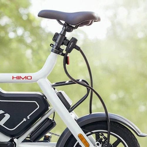 Original xiaomi mijia HIMO L150 Portable Folding Cable Lock Electric Bicycle Lockstitch from Xiaomi youpin xiaomi smart home kit