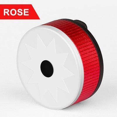 Red Led Rear Light Bicycle High Visibility Rechargebale Usb Road Bike Tail Light Round Shape Multifunctional Flashing Bike Lamps