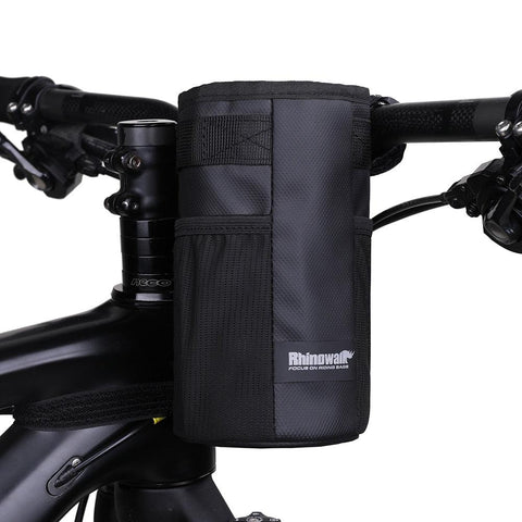 Rhinowalk Bicycle Bag Cycling Water Bottle Carrier Pouch MTB Bike Insulated Kettle Bag Riding Handlebar 1pc or 2pcs Accessories