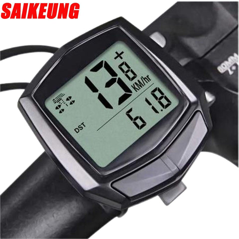 SaiKeung Bicycle Accessories Waterproof Wired Digital Bike Ride Speedometer Odometer Bicycle Cycling Speed Counter Code Table