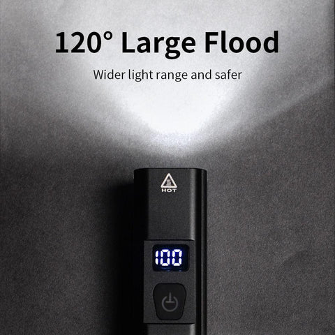 ThinkRider Bike Light 1300Lumen 4500mAh Bicycle Headlight Flashlight Handlebar USB Charging MTB Road Cycling Highligh