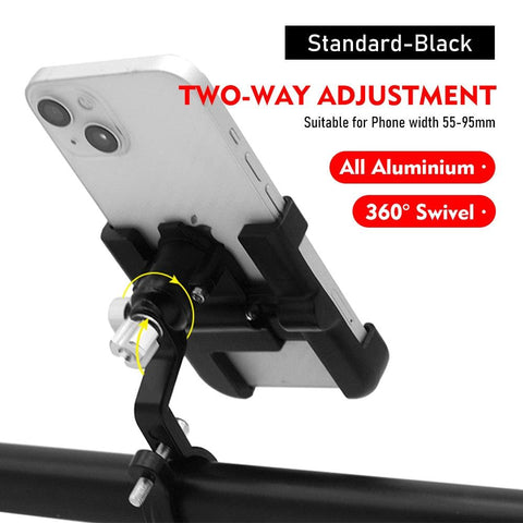 ThinkRider MTB Phone Mount Stand Bike Mobile Phone Holder 360 Rotatable Aluminum Adjustable Bicycle Non-slip Cycling Bracke