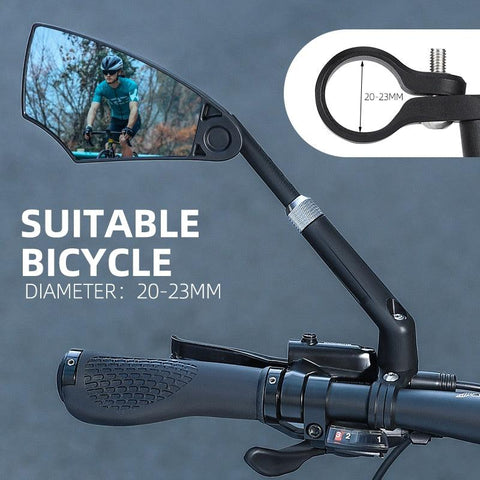 WEST BIKING Anti-Glare Bicycle Mirror Handlebar Rear View