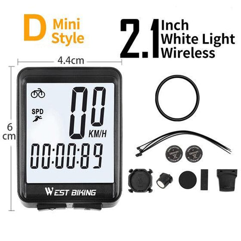 WEST BIKING Bicycle Cycling Computer Wireless Wired Waterproof digital Bike Speedometer Odometer