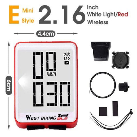 WEST BIKING Bicycle Cycling Computer Wireless Wired Waterproof digital Bike Speedometer Odometer