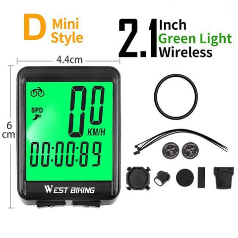 WEST BIKING Bicycle Cycling Computer Wireless Wired Waterproof digital Bike Speedometer Odometer