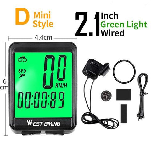 WEST BIKING Bicycle Cycling Computer Wireless Wired Waterproof digital Bike Speedometer Odometer