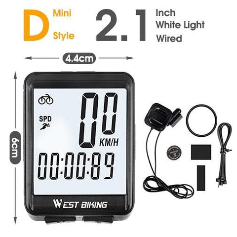 WEST BIKING Bicycle Cycling Computer Wireless Wired Waterproof digital Bike Speedometer Odometer