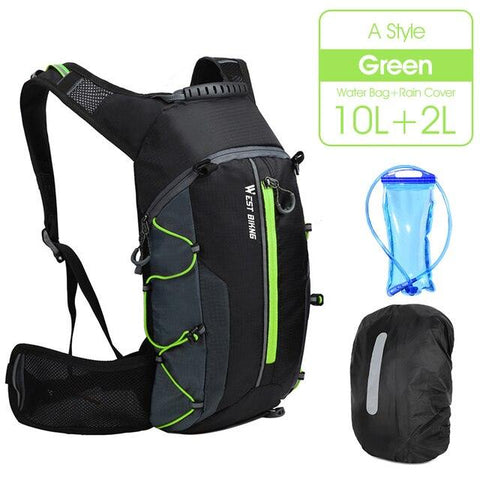 WEST BIKING Bike Bags Portable 10L/16L Waterproof Backpack