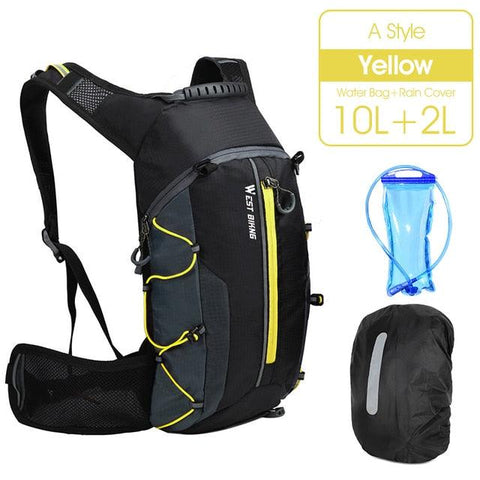 WEST BIKING Bike Bags Portable 10L/16L Waterproof Backpack