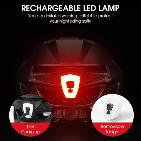 WEST BIKING Men Women Cycling Helmet With Taillight Goggles Sun Visor Lens Bicycle Helmet MTB Road Bike E-Bike Motorcycle Helmet