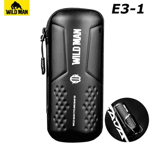 WILD MAN Rainproof Bike Bag Hard Shell Bicycle Phone Holder Case Touch Screen Cycling Bag 6.7 Inch Phone Case Mtb Accessories