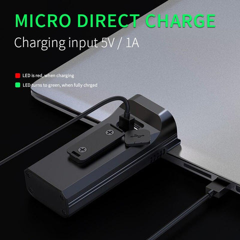 X-TIGER Bike Light Set Powerful USB Rechargeable Bright 8 LED 10000mAh Bicycle Front Lights IPX5 Waterproof Front Lamp Taillight