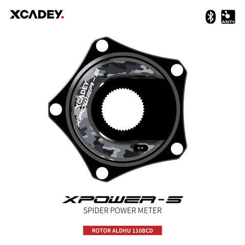 XCADEY XPOWER-S Road Bicycle Bike MTB Spider Power Meter For SRAM ROTOR RaceFce Crank Chainring 104BCD 110BCD