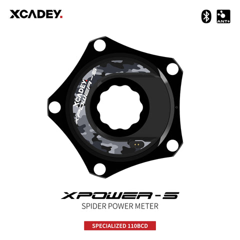 XCADEY XPOWER-S Road Bicycle Bike MTB Spider Power Meter For SRAM ROTOR RaceFce Crank Chainring 104BCD 110BCD