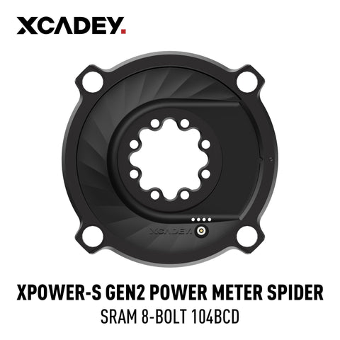 XCADEY XPOWER-S Road Bicycle Bike MTB Spider Power Meter For SRAM ROTOR RaceFce Crank Chainring 104BCD 110BCD