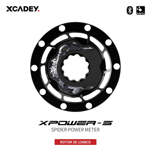 XCADEY XPOWER-S Road Bicycle Bike MTB Spider Power Meter For SRAM ROTOR RaceFce Crank Chainring 104BCD 110BCD