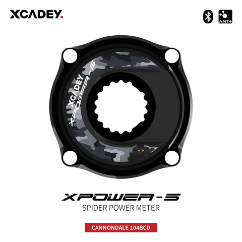 XCADEY XPOWER-S Road Bicycle Bike MTB Spider Power Meter For SRAM ROTOR RaceFce Crank Chainring 104BCD 110BCD
