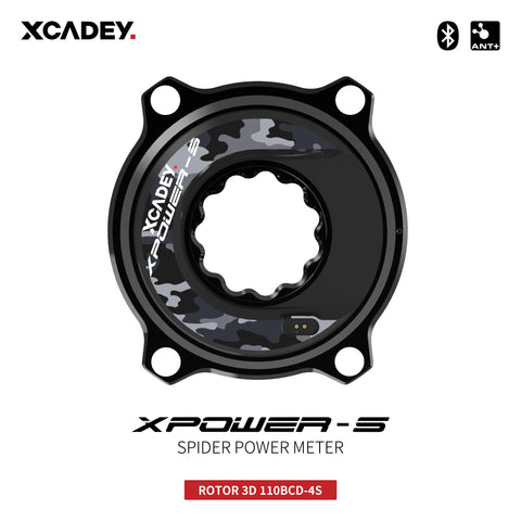 XCADEY XPOWER-S Road Bicycle Bike MTB Spider Power Meter For SRAM ROTOR RaceFce Crank Chainring 104BCD 110BCD