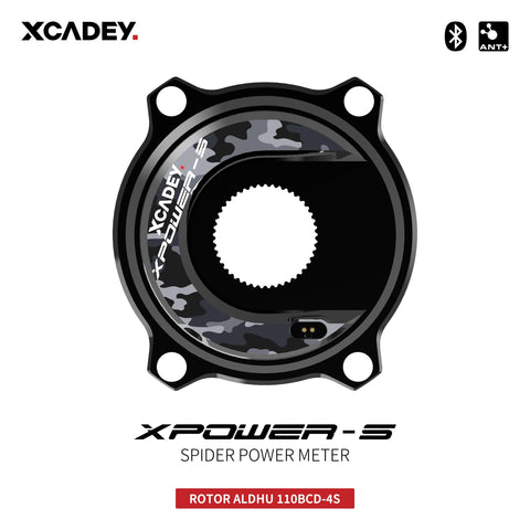 XCADEY XPOWER-S Road Bicycle Bike MTB Spider Power Meter For SRAM ROTOR RaceFce Crank Chainring 104BCD 110BCD