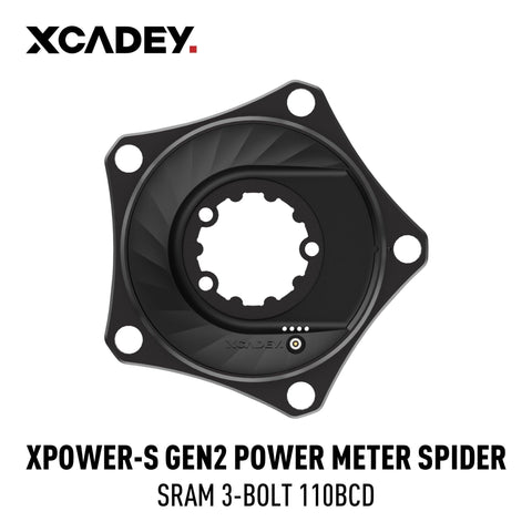 XCADEY XPOWER-S Road Bicycle Bike MTB Spider Power Meter For SRAM ROTOR RaceFce Crank Chainring 104BCD 110BCD