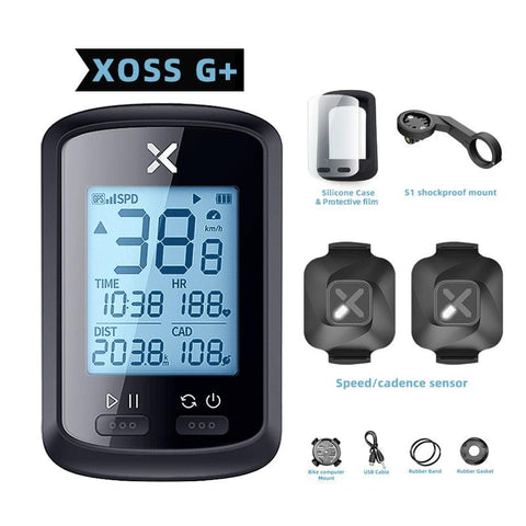 XOSS G plus G bike GPS Bicycle Computer Wireless Speedometer Waterproof cycling gps cycle computer Bicycle speedometer