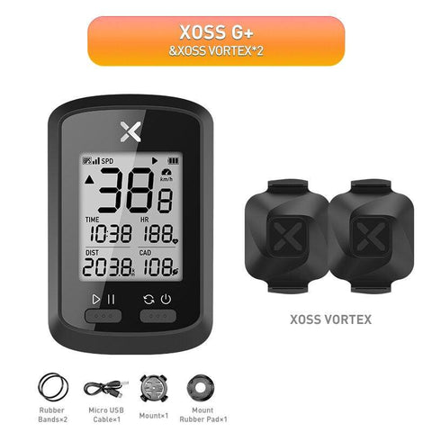 XOSS G Plus GPS Bike Computer Wireless Cycling Speedometer Road Bike MTB Waterproof Bluetooth ANT+Cadence Speed Bicycle Computer