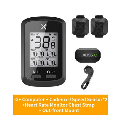 XOSS G Plus GPS Bike Computer Wireless Cycling Speedometer Road Bike MTB Waterproof Bluetooth ANT+Cadence Speed Bicycle Computer