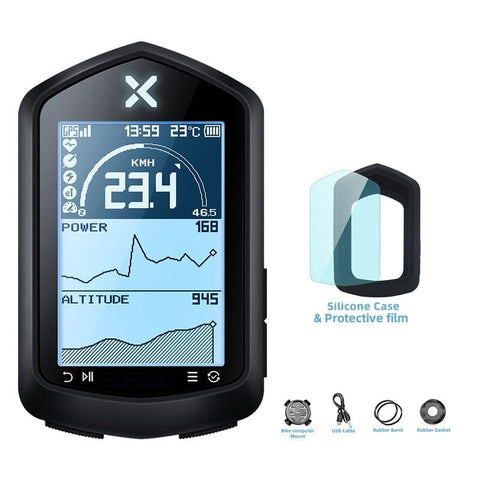 XOSS NAV GPS Bike Computer Store Cycling Bicycle Sensors Heart Rate Monitor MTB Road 2.4 Inch ANT+ route navigation