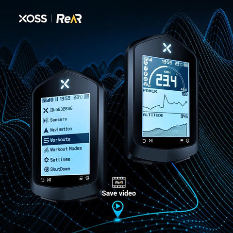 XOSS NAV GPS Bike Computer Store Cycling Bicycle Sensors Heart Rate Monitor MTB Road 2.4 Inch ANT+ route navigation
