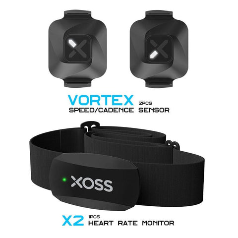 XOSS X2 Heart Rate Monitor Sensor Dual Mode With Chest Strap Cycling Computer Bike For NAV G Plus Wahoo Garmin Sports Run