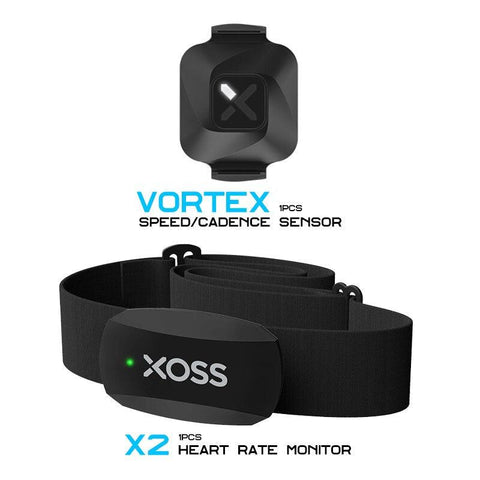 XOSS X2 Heart Rate Monitor Sensor Dual Mode With Chest Strap Cycling Computer Bike For NAV G Plus Wahoo Garmin Sports Run