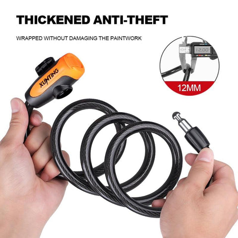 Xunting Bike Lock Coiled Secure Keys